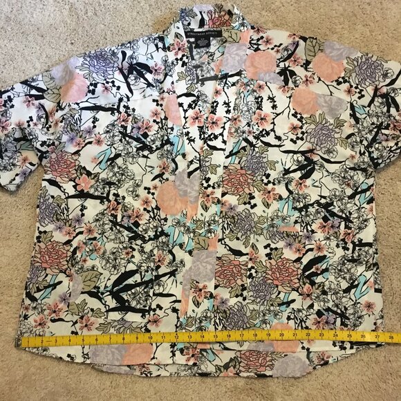 Sakura Blossom Mini Kimono Robe With Pockets - Picture 14 of 16